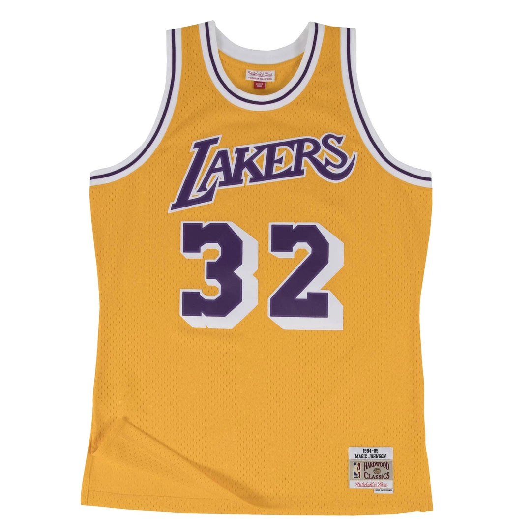 Shop All Mitchell & Ness Jersey - Los Angeles Lakers Magic Johnson - Yellow And Purple - SMJYGS18175 1 Shop All Mitchell & Ness Jersey - Los Angeles Lakers Magic Johnson - Yellow And Purple - SMJYGS18175