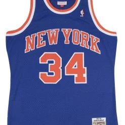 Mitchell & Ness Jersey - Knicks 91 Charles Oakley - Royal And Orange - SMJYGS18188 Shop All