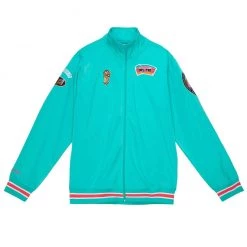 Shop All Mitchell & Ness Jacket - Champ City San Antonio Spurs - Aqua - OJZP3238